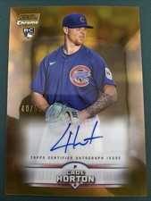 2025 Topps Stadium Club Baseball Cade Horton Chrome Gold Auto /50 SCCA-CH