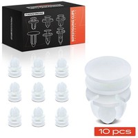 Frankberg 10X NYLON-CLIP Weiß Motorhaube Passend FÜR Tesla Model | 5481FB0046427