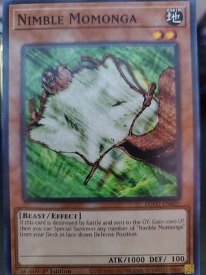Nimble Momonga EGO1-EN007 - Common - 1st NM Yugioh