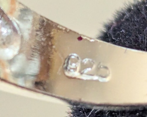 Oval Cut Lab-Created Pink Diamond Opal 925 Ring Size 9 - Picture 8 of 9