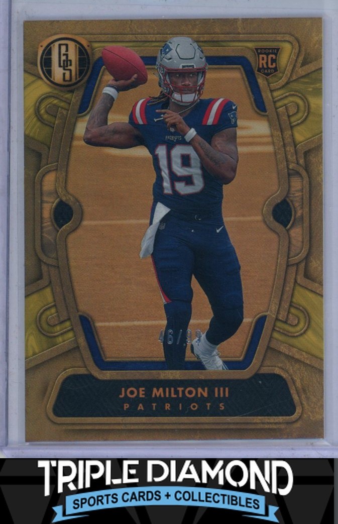 2024 Panini Gold Standard Joe Milton III Rookie RC #46/99 Patriots O805