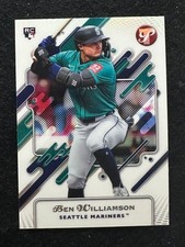 2025 Topps Pristine Refractor #140 Ben Williamson, Seattle Mariners RC