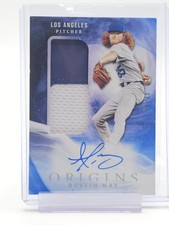 DUSTIN MAY 2020 ORIGINS RPA ROOKIE PATCH BLUE AUTO /25 #RJMA-DM DODGERS Q7038