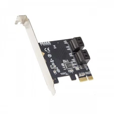 Open Box- 4 Port SATA III PCI-e 3.0 x1 Card Non-Raid with Low Profile Bracket
