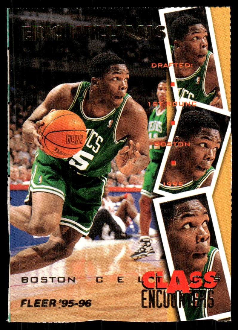 Eric Williams 1995-96 Fleer #39 Celtics Insert FREE SHIPPING StackedPacks