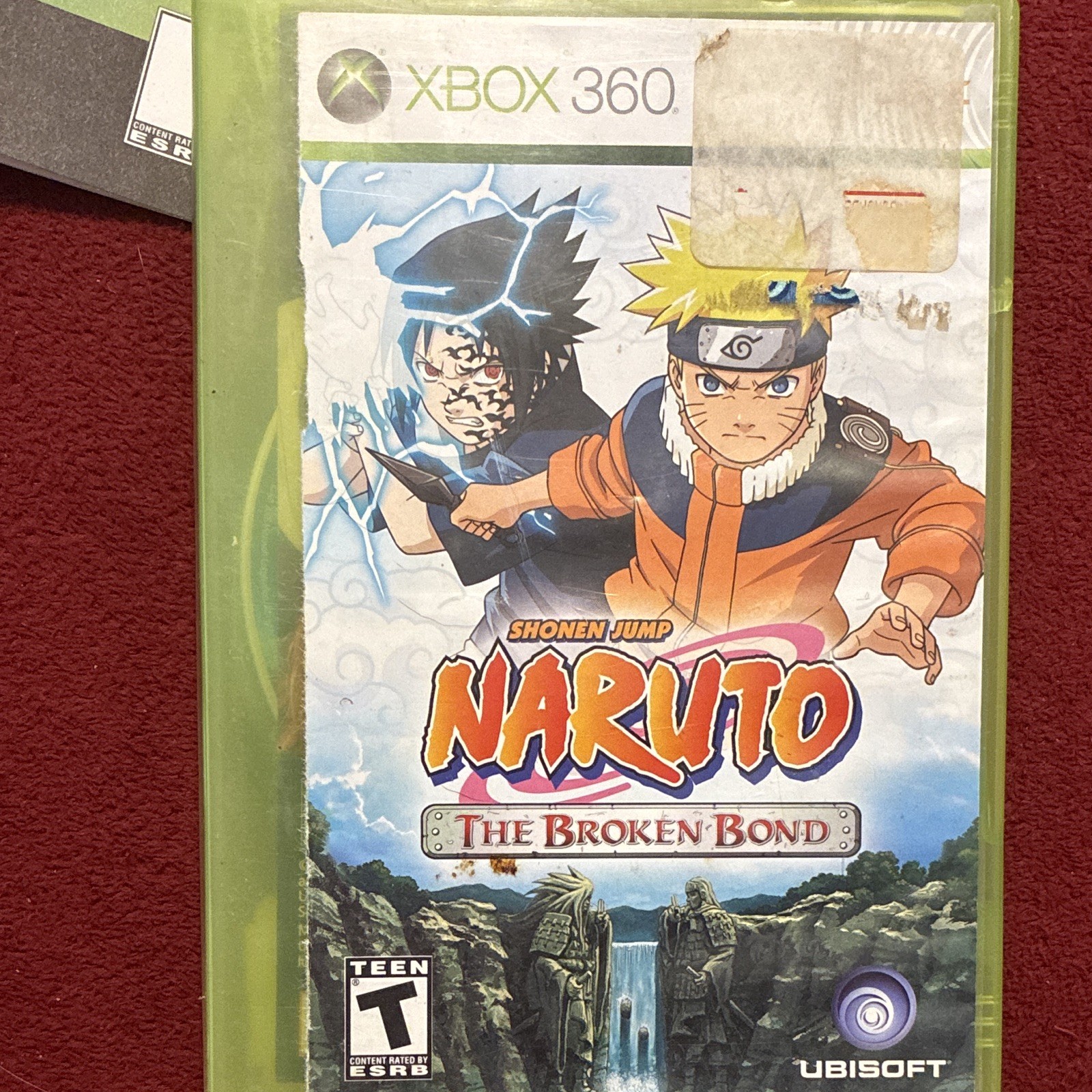 Naruto the Broken Bond Xbox 360 Disc Only Tested working