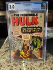 Incredible Hulk #2 CGC 3.0 Marvel 1962 1st Green Hulk Freshly Graded!