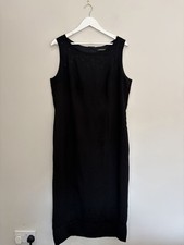 Betty Barclay Collection Black Embellished Occasion Dress UK 20 Formal Evening