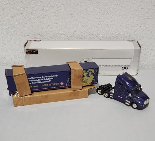 NIB Limited Edition JJ Keller Kenworth T2000 1/64 Die Cast Semi Tractor SpecCast - 第 1/15 張圖片