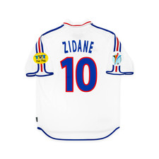 Adidas France 00/02 2000/2002 EURO Away Zinedine Zidane 10 L Men Adult