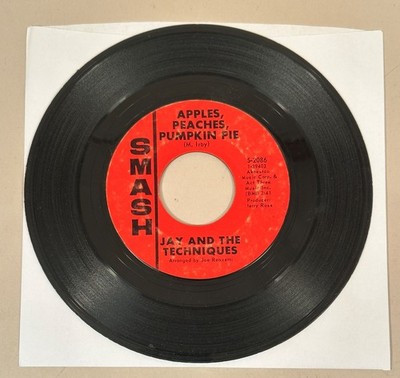 Jay and the Techniques, Apples, Peaches, Pumpkin Pie 45 RPM Record  VG+, Smash