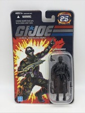 2008 Hasbro GI Joe Snake Eyes Commando Figure Comic Series 25th Anniversary
