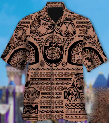 Maui Moana Tattoos 3D Hawaiian Shirt I Know ItS A Lot Hawaiian Shirt Size S 5XL