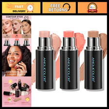 3 Pack Contour Stick Set - Face Shaping Makeup Trio with Highlighter, Blush  Br