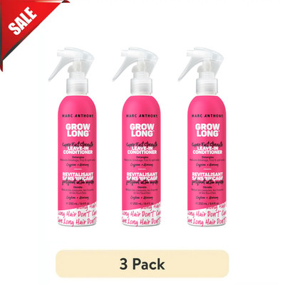 Marc Anthony Leave-In Conditioner Spray & Detangler, Grow Long Biotin, 3 Pack