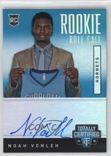 2014 Panini Totally Certified Rookie Roll Call Mirror 11/25 Noah Vonleh Auto 0az