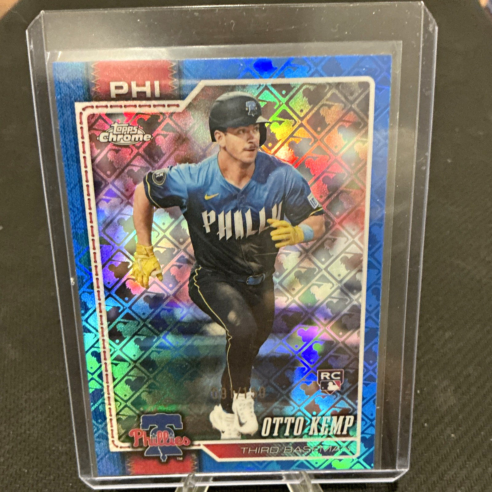 Topps 2026 Chrome Otto Kemp Phillies RC Rookie Parallel #229 /99