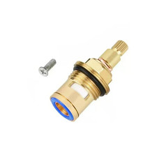 Replacement Brass Ceramic Disc Stem Cartridge Faucet Valve Quarter Turn
