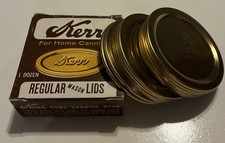 Vintage Box of Regular Mason Canning Jar Lids Made In USA (All dozen in box)