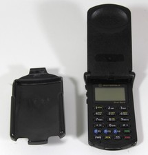 Vintage Motorola Black StarTAC Flip Phone ST7868w Untested