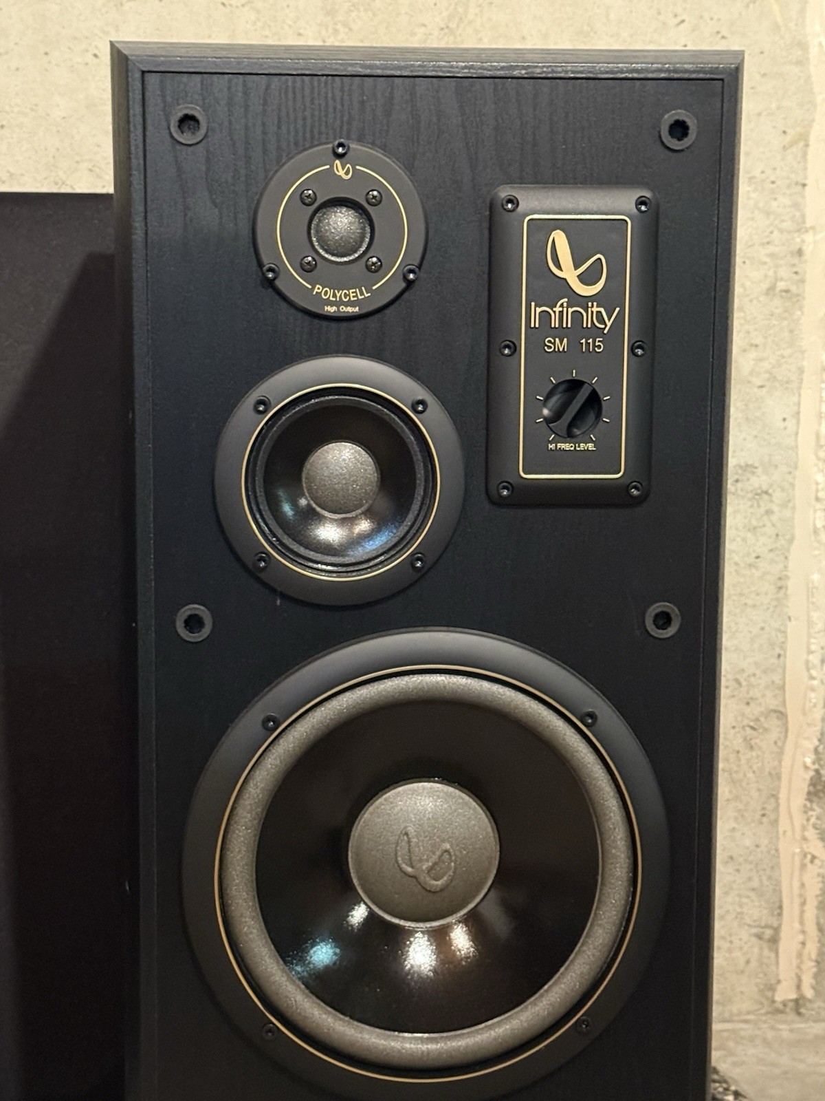 Infinity SM 115 Studio Monitor Series Speakers Black Pair