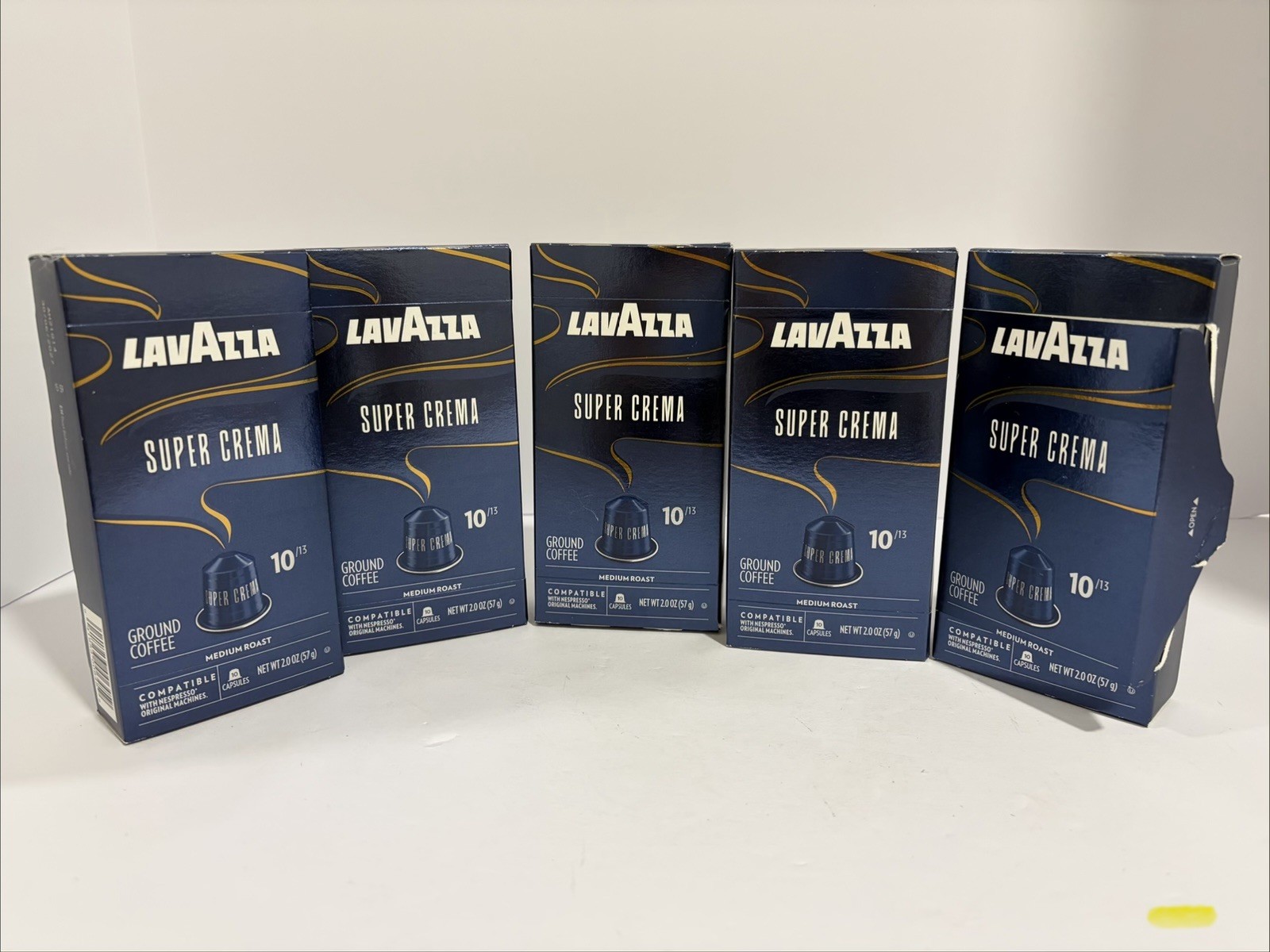 Lavazza Super Crema Coffee Capsules Compatible with Nespresso 50 Pods See PIC