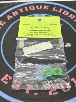 KBDD Dampener, Medium Green. Align 600E & 600N. Mikado Logo. 4102