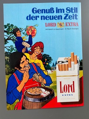 Lord Extra Genuß im Stil der neuen Zeit retro 1973 Vintage Ad Werbung Reklame F2