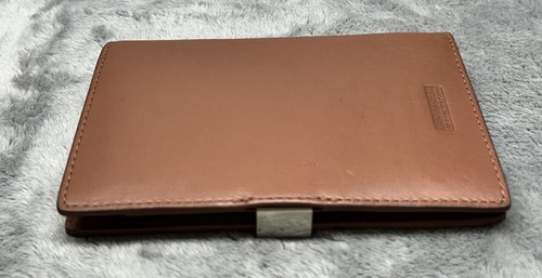 Levenger Pocket Briefcase Organizer Wallet Brown Leather Mens Fine Leather Tools - Picture 8 of 12