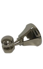 Signature Hardware SHBRKWRHPN Key West Robe Hook 446812 - Polished Nickel