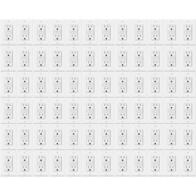 #ad 15AMP GFCI Outlet Receptacle Tamper Resistant TR Self Test GFI 60 Pack $324.99