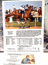 Secretariat - Ron Turcotte Signed 8x10 Photo of Preakness w/COA