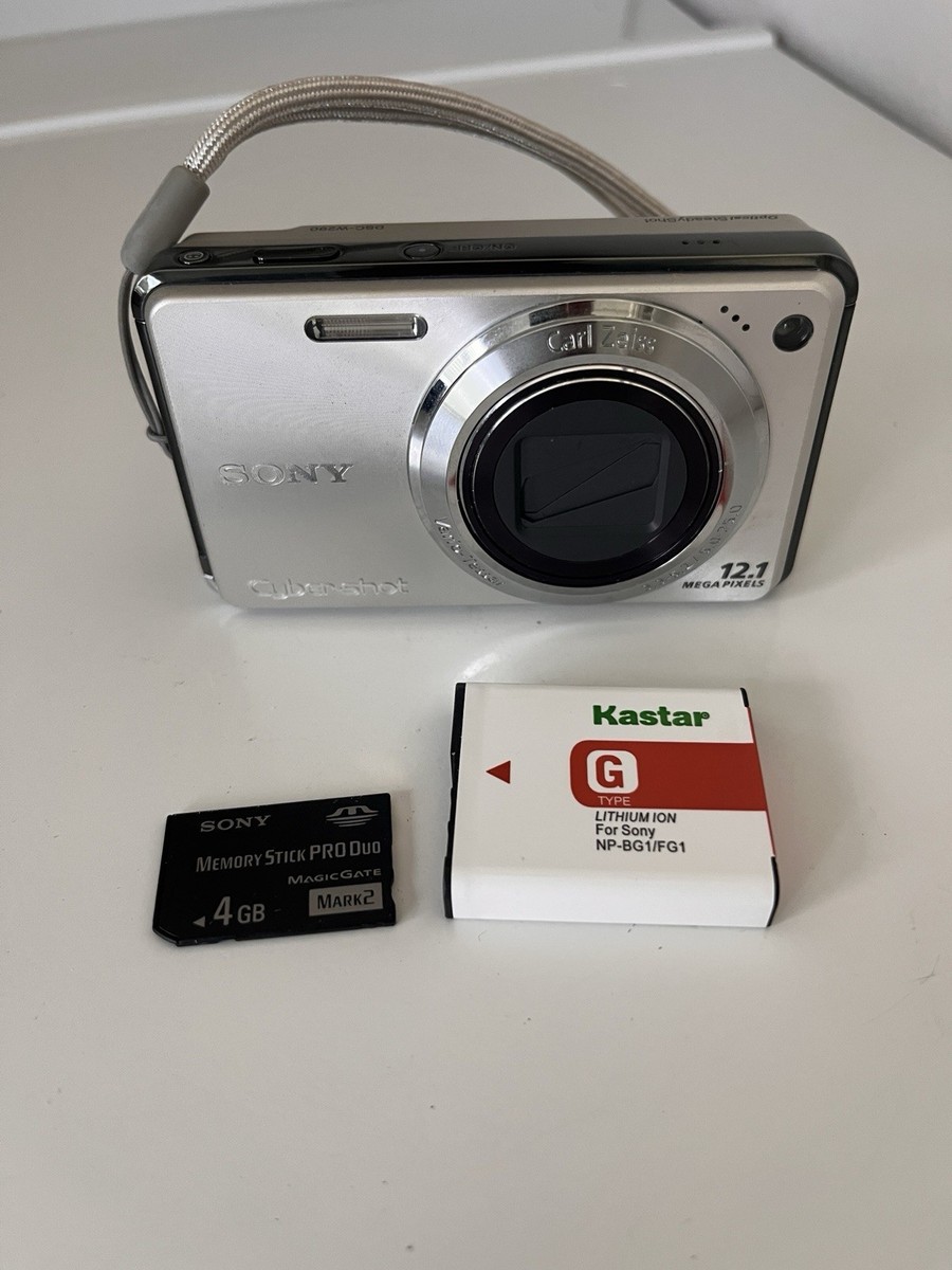 Sony Cyber-shot DSC-W290 12.1MP Digital Camera - Silver for