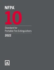 NFPA 10 2022 Standard for Portable Fire Extinguishers Edition Paperback usa ship