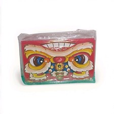Máscara facial de baile de león de papel multicolor tarjetas de decoración coleccionables con sobres