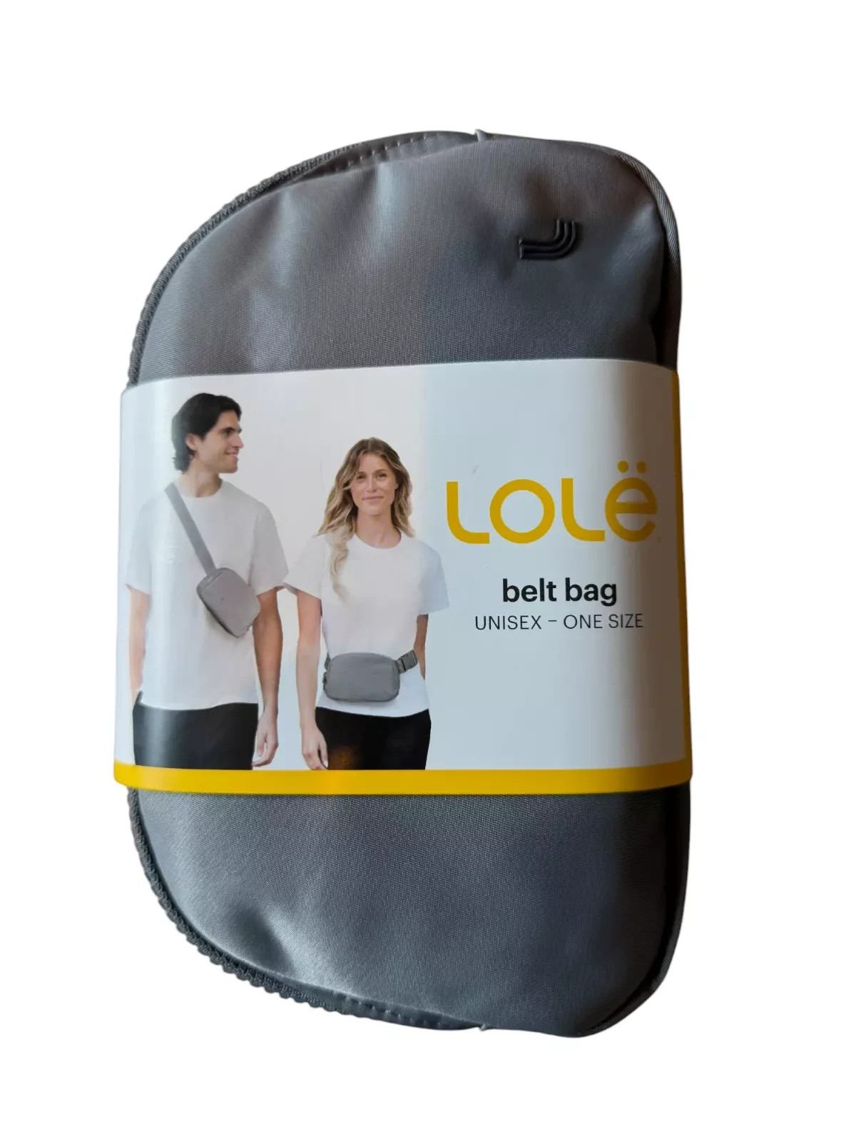 Lole Belt Bag Unisex One Size Grey Travel Bum Bag
