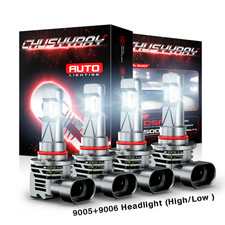 FOR Chevy C/K Pickup Silverado Suburban Tahoe 94-98 9005 9006 LED Headlight Bulb