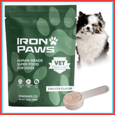 Iron Paws Human-Grade Superfood For Dogs, Greens Powder Supplement