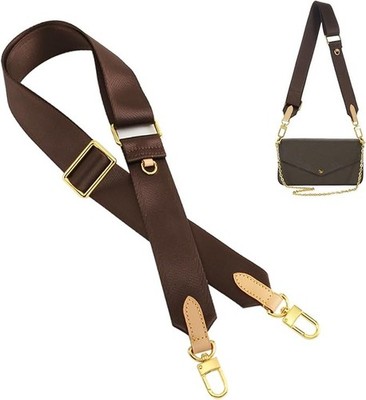 Multi Pochette Accessories Replacement 1.5 inches x 50 inches, brown 