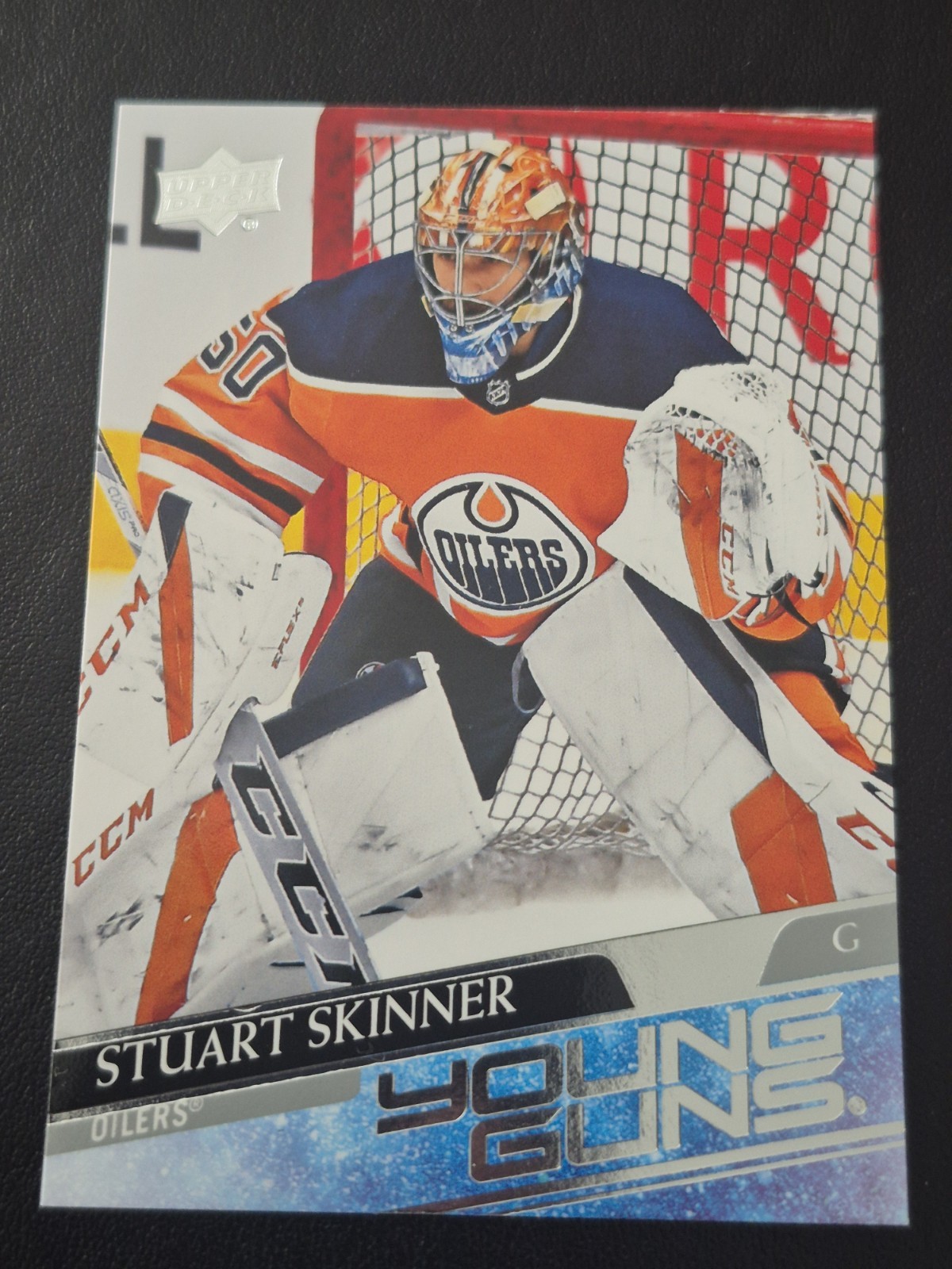 2020-21 Upper Deck Young Guns Stuart Skinner #496 (RC) Oilers & Penguins 