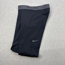 Nike Pro Warm Mid-Rise Training Tights Womens Small Black Dri-FIT Running Gym