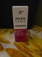 IT Cosmetics Bye Bye Lines Anti-Aging Serum - 1 fl oz. Peptides B5 Brand New