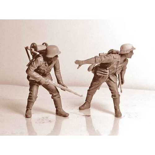 Kit de figuras escala 1:35 MASTER BOX MB3540 personal de señales alemán Stalingrado 1942 - Imagen 15 de 24