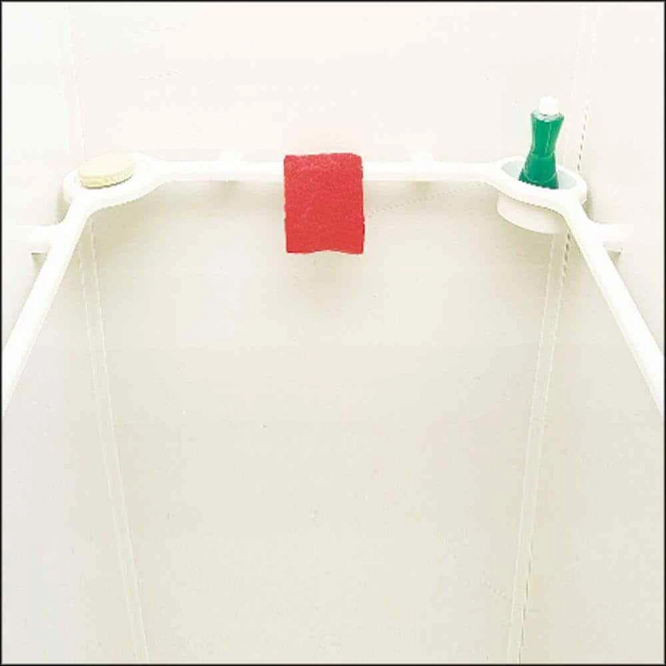 32 дюйма x 32 дюйма 75 дюймов Душевая кабина со стандартным основанием белая - Изображение 3 из 4