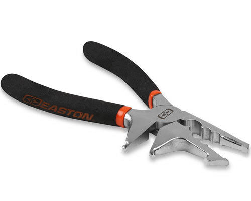 Easton Elite Nock/D Loop Dual Jaw Pliers Six Tools in One Black/Orange 122775