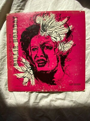 BILLIE HOLIDAY - An Evening with Billie Holiday ~ CLEF 144 {dg orig} w/DSM COVER