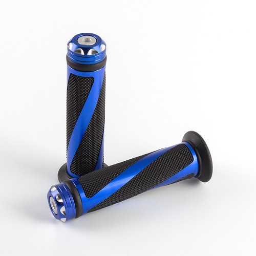 Motorcycle 7/8" Hand Grips Handle Bar For Suzuki GSXR600 1000 Honda CBR600RR New - Picture 9 of 13