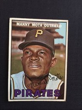 1967 Topps Baseball # 66 Manny Mota Pirates VG