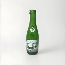 Rare Primo Gassosa 10oz Green Glass Soda Bottle James Esposito Philadelphia