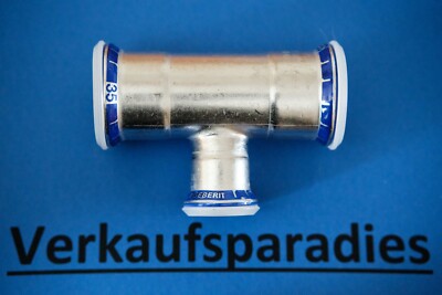 Geberit Mapress Edelstahl T Stück reduzierter Abgang 15-54 mm Pressfitting 